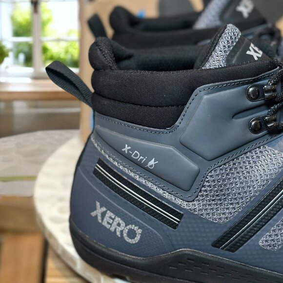 Xero Xcursion Fusion Men’s 14 Waterproof Hiking Boot Zero-Drop Asphalt / Gray - Picture 7 of 11